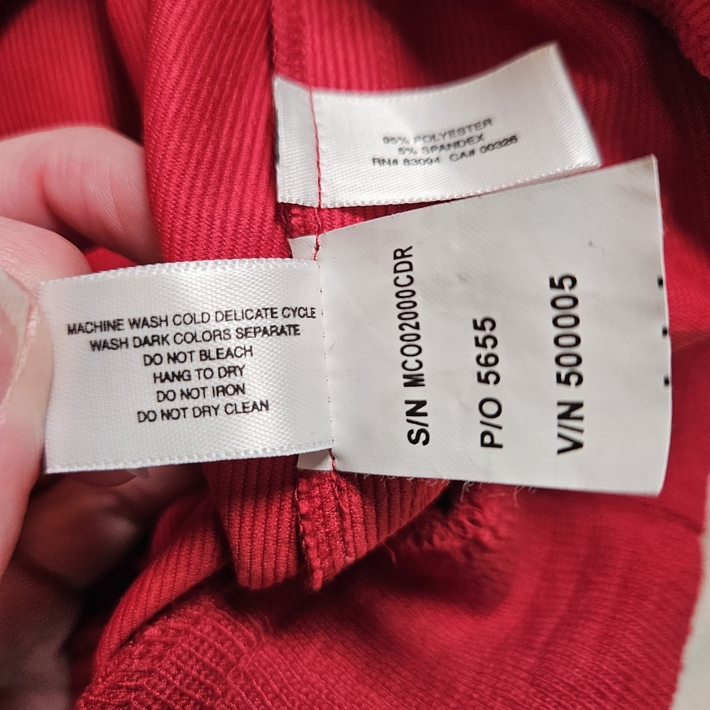 Cutter & Buck Mens L WeatherTec Red‎ Pullover Golf Windbreaker Jacket Wind Shirt - Picture 5 of 10